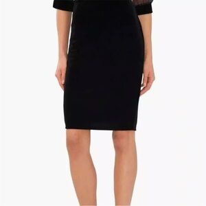 NWOT Halogen Velvet Pencil Skirt